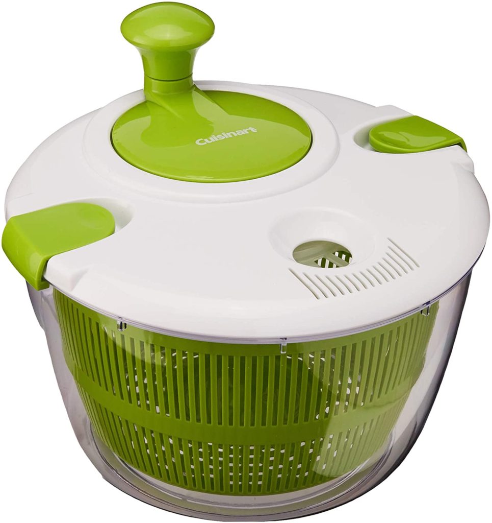 salad spinner for making pesto
