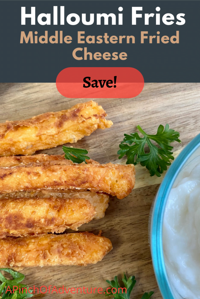 Looking for halloumi cheese recipes? Check out this recipe for halloumi fries. These halloumi fries are an easy way to create a good crunchy cheese stick. Halloumi fries air fryer recipe is a quick way to make them and I also have directions for deep fried halloumi cheese and halloumi fries keto version as well. Halloumi recipes are awesome and these are the best halloumi fries ever. This is also a halloumi fries no egg recipe. Make these halloumi cheese fries air fryer or deep fried recipe for your next dinner party.