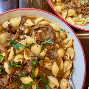 Instant pot braised beef Feature Image