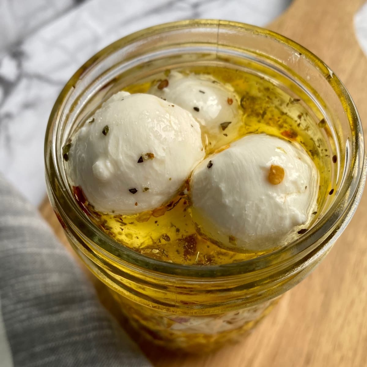 Marinated Mozzarella Balls