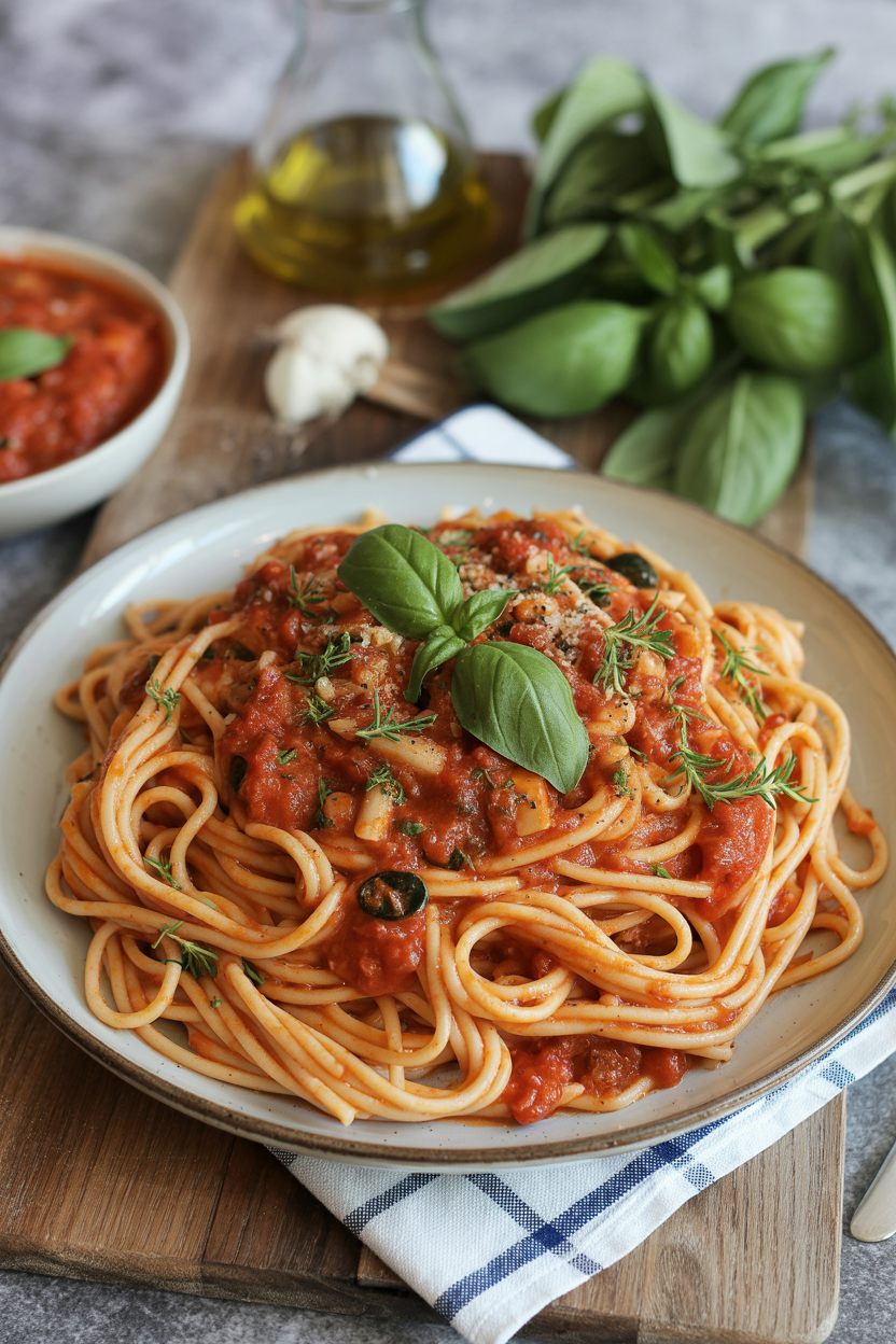 Pasta Puttanesca Recipe